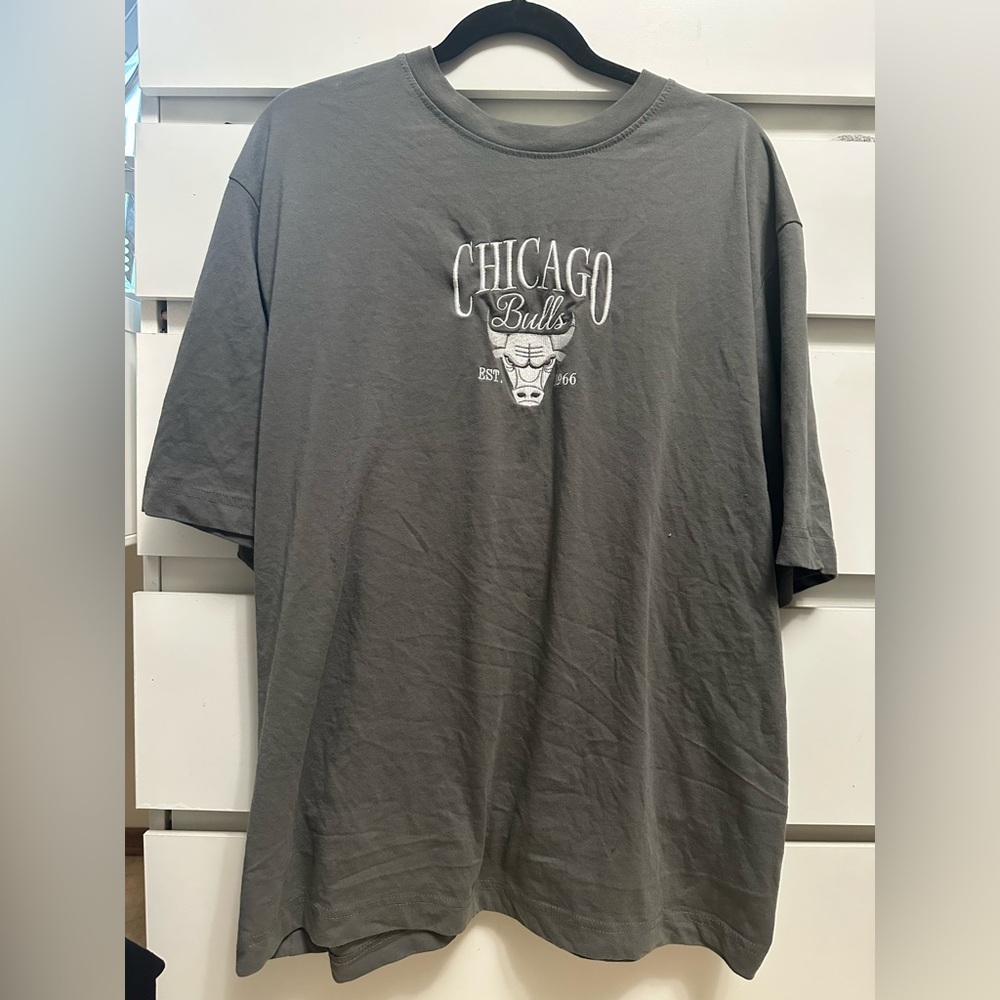 NBA Chicago Bulls Dark Gray Tee